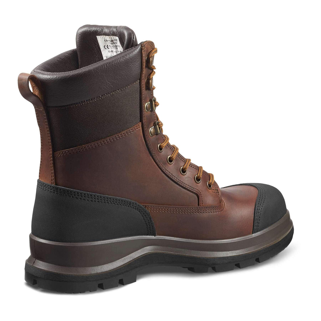 Carhartt Detroit 8 Inch S3 High Leg Work Boots F702905 Dark Brown Additional Image 6#colour_dark-brown