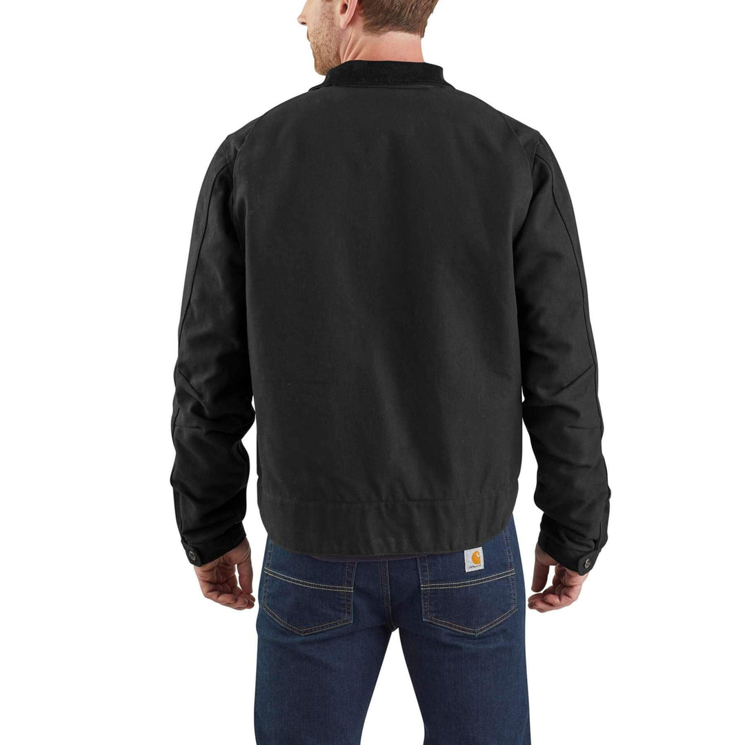 Carhartt Duck Detroit Blanket-Lined Jacket 103828 Black Additional Image 1