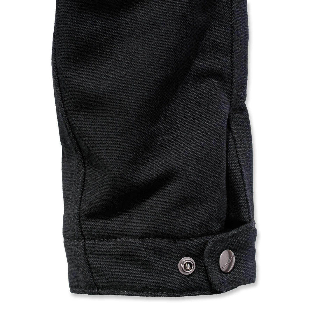 Carhartt Duck Detroit Blanket-Lined Jacket 103828 Black Additional Image 5