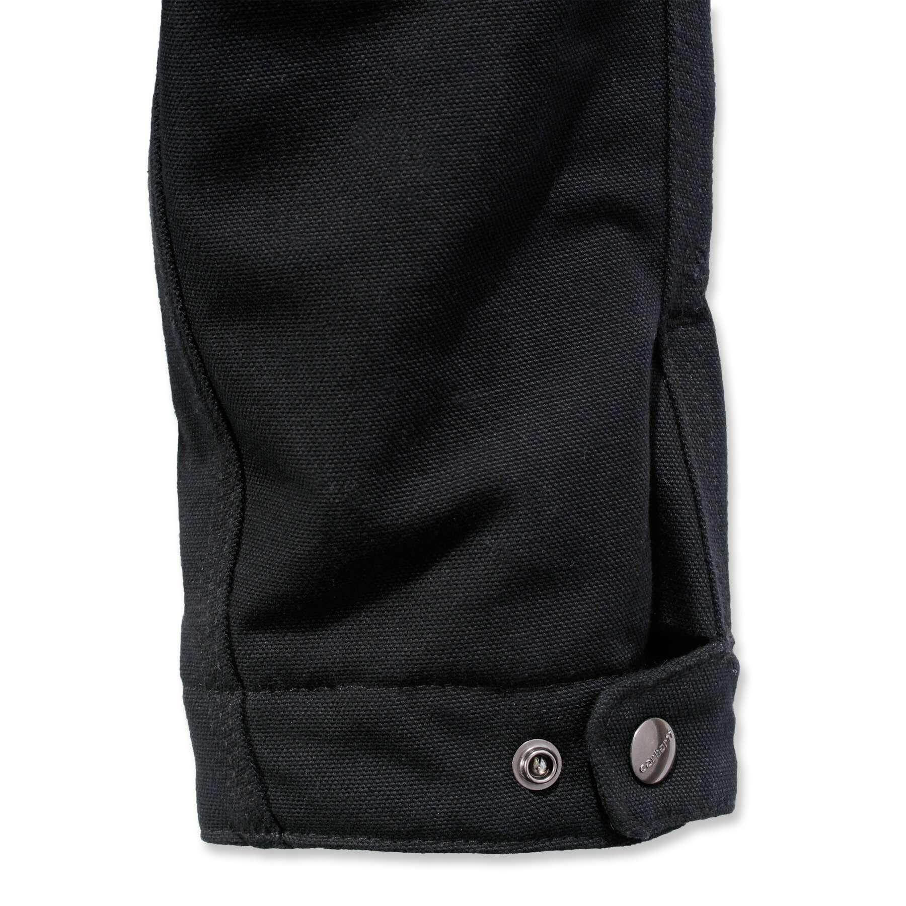 Carhartt Duck Detroit Blanket-Lined Jacket 103828 Black Additional Image 5