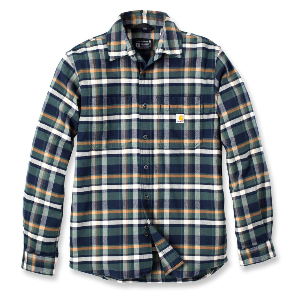 Carhartt Flannel Rugged Flex Relaxed Fit Midweight Long-Sleeve