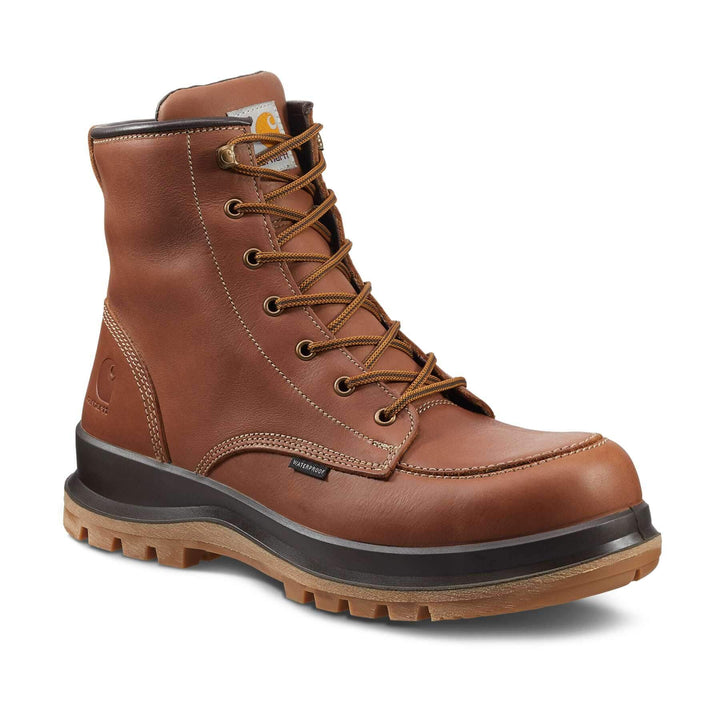 Carhartt Hamilton S3 Work Boots F702901 Tan Front#colour_tan