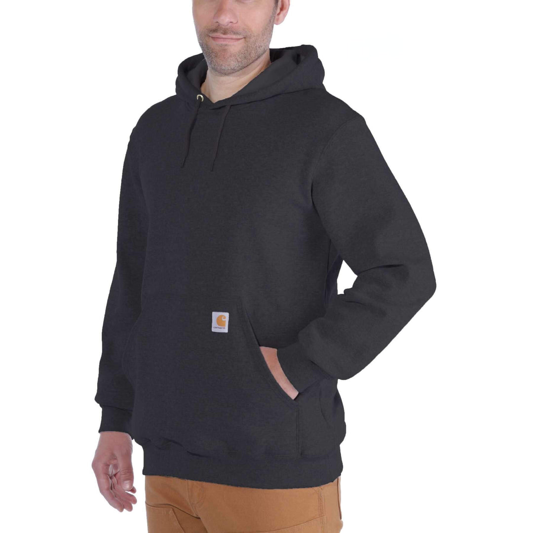 Carhartt Loose Midweight Hoodie K121 Carbon Heather Model