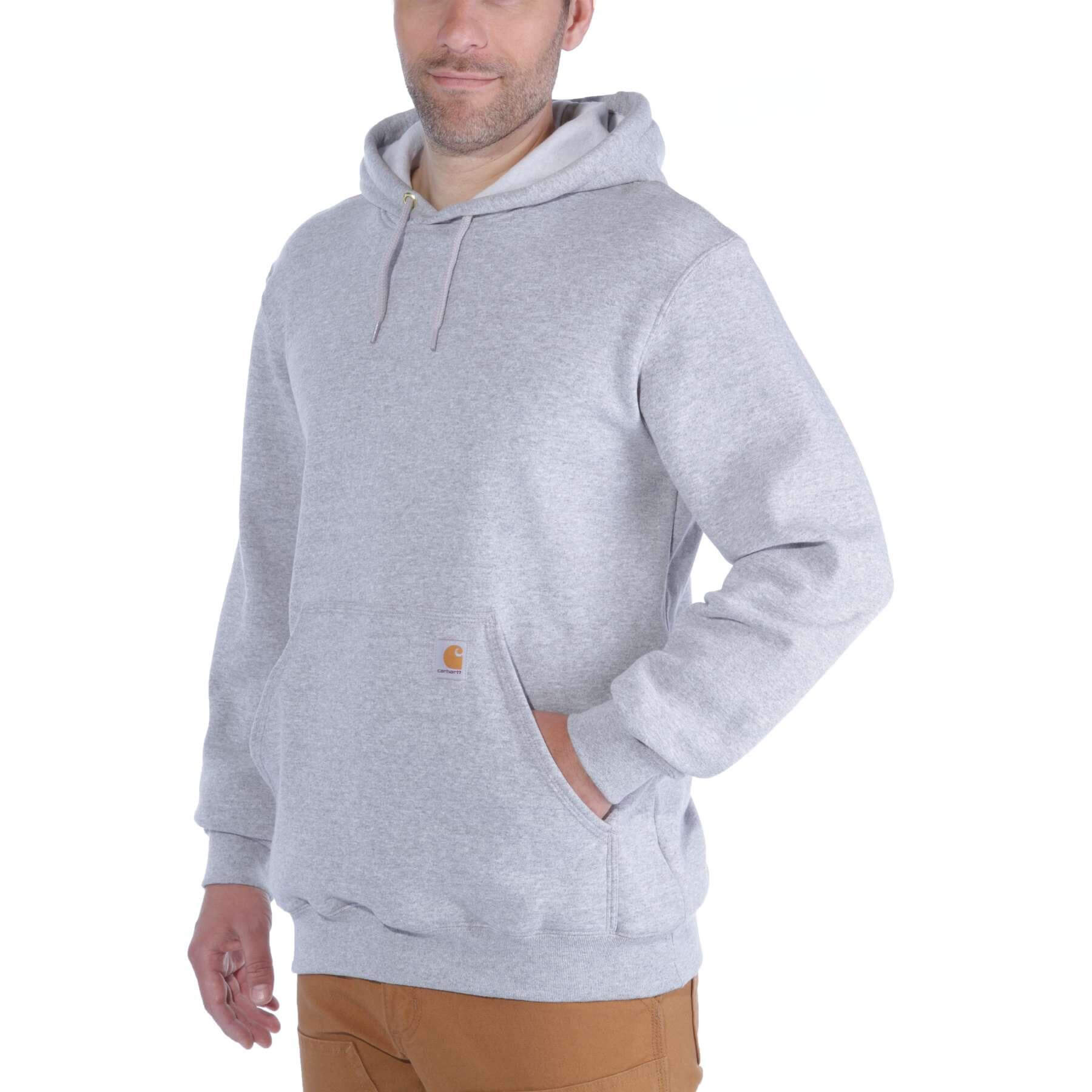 Carhartt Loose Midweight Hoodie K121 Heather Grey Model