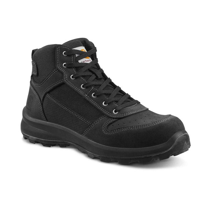 Carhartt Michigan S1P Sneaker Work Boots F700909 Black Front#colour_black