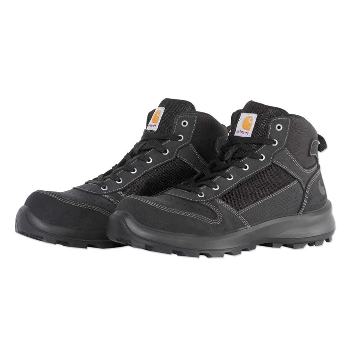 Carhartt Michigan S1P Sneaker Work Boots F700909 Black Back#colour_black
