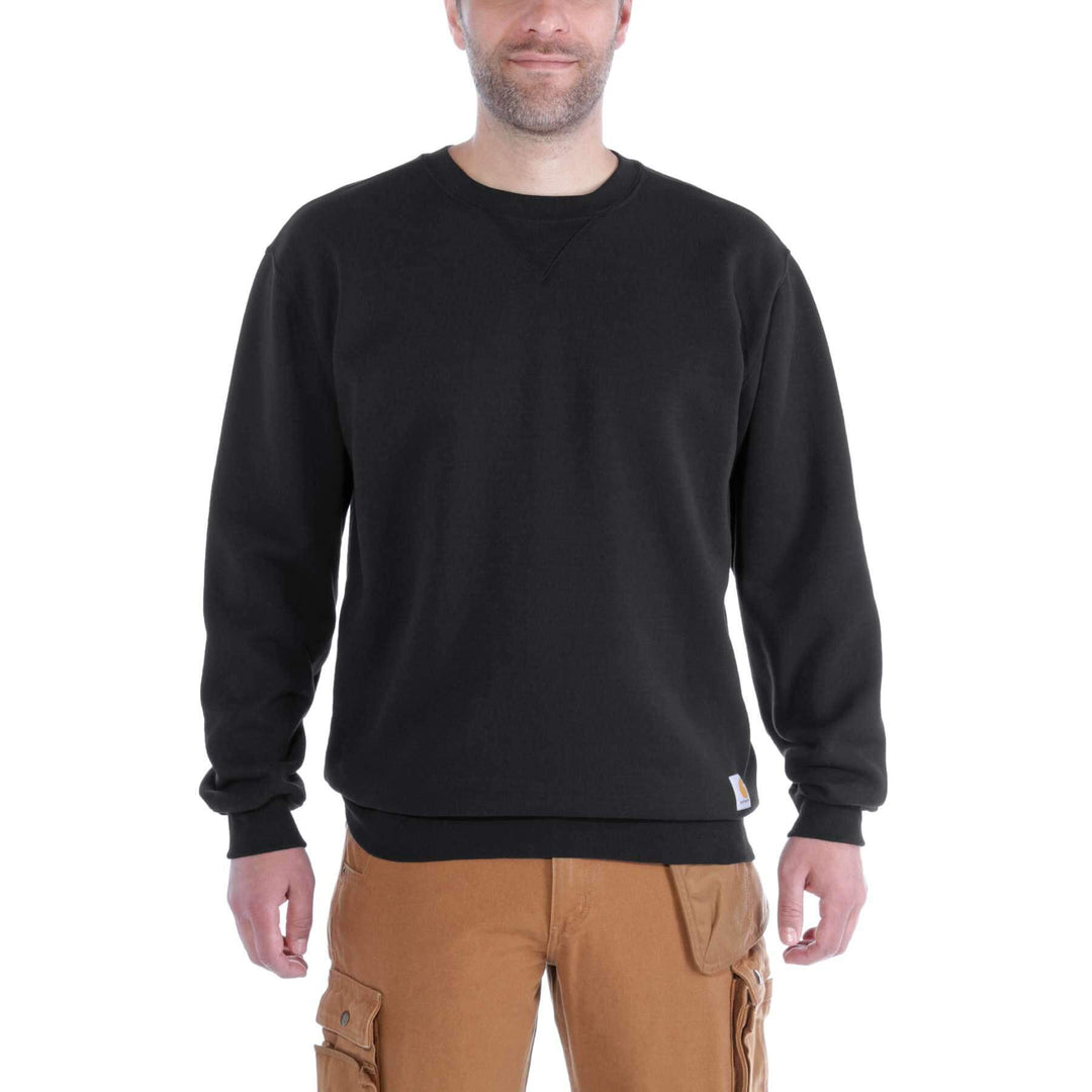 Carhartt Midweight Crewneck Sweatshirt K124 Black Model
