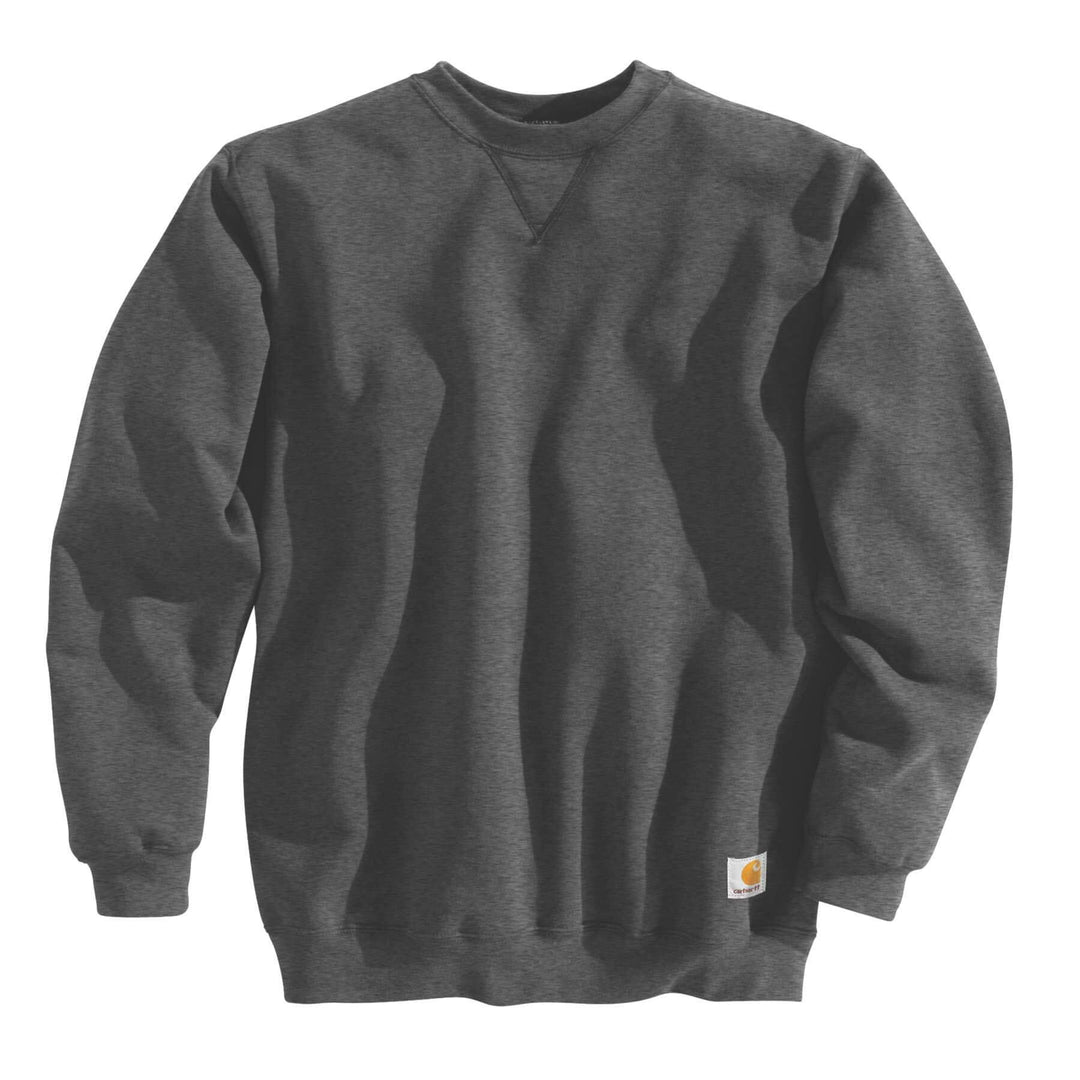 Carhartt Midweight Crewneck Sweatshirt K124 Carbon Heather Front