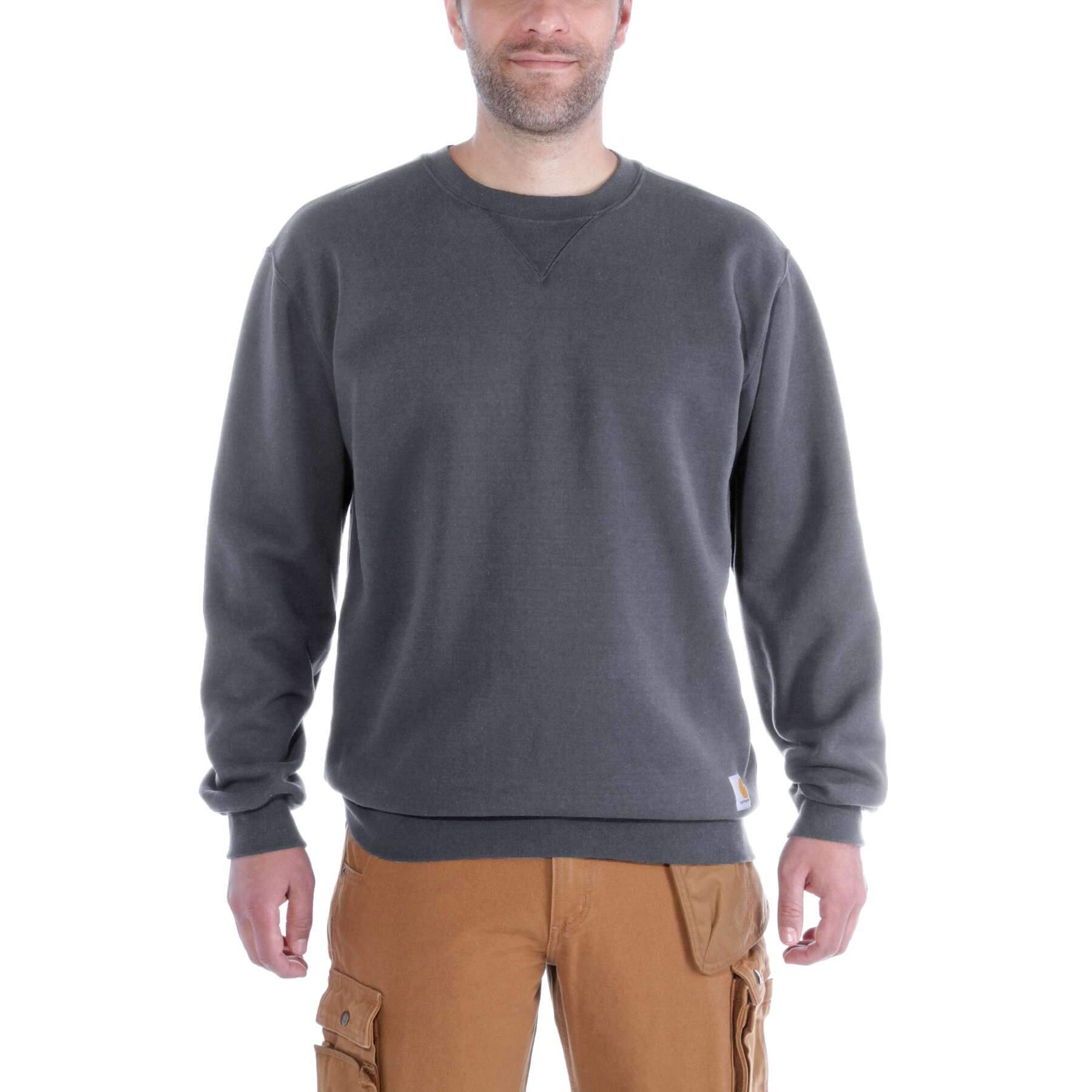 Carhartt Midweight Crewneck Sweatshirt K124 Carbon Heather Model