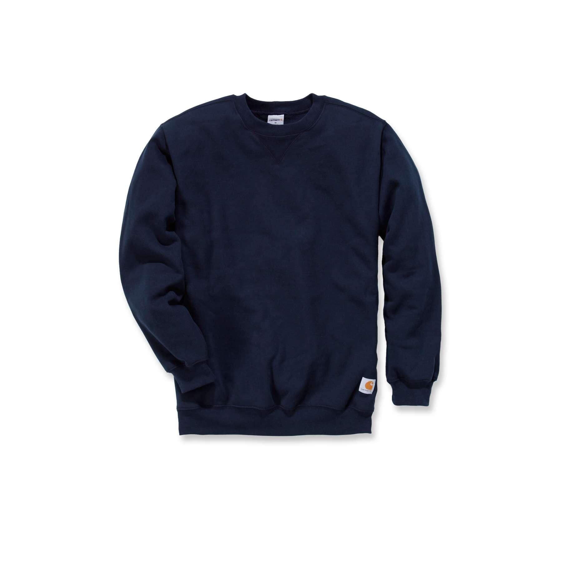 Carhartt Midweight Crewneck Sweatshirt K124 New Navy Front