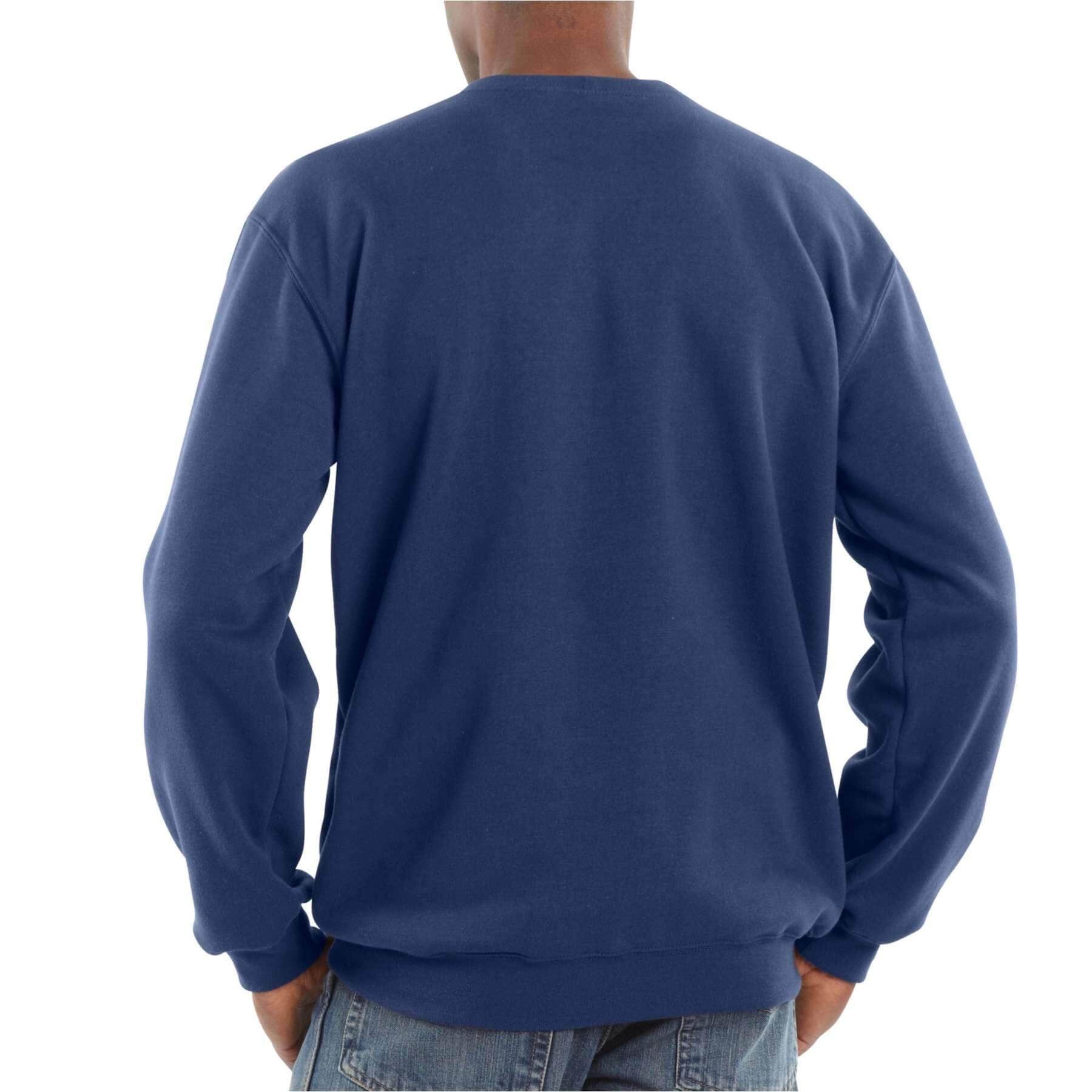 Carhartt Midweight Crewneck Sweatshirt K124 New Navy Additional Image 1