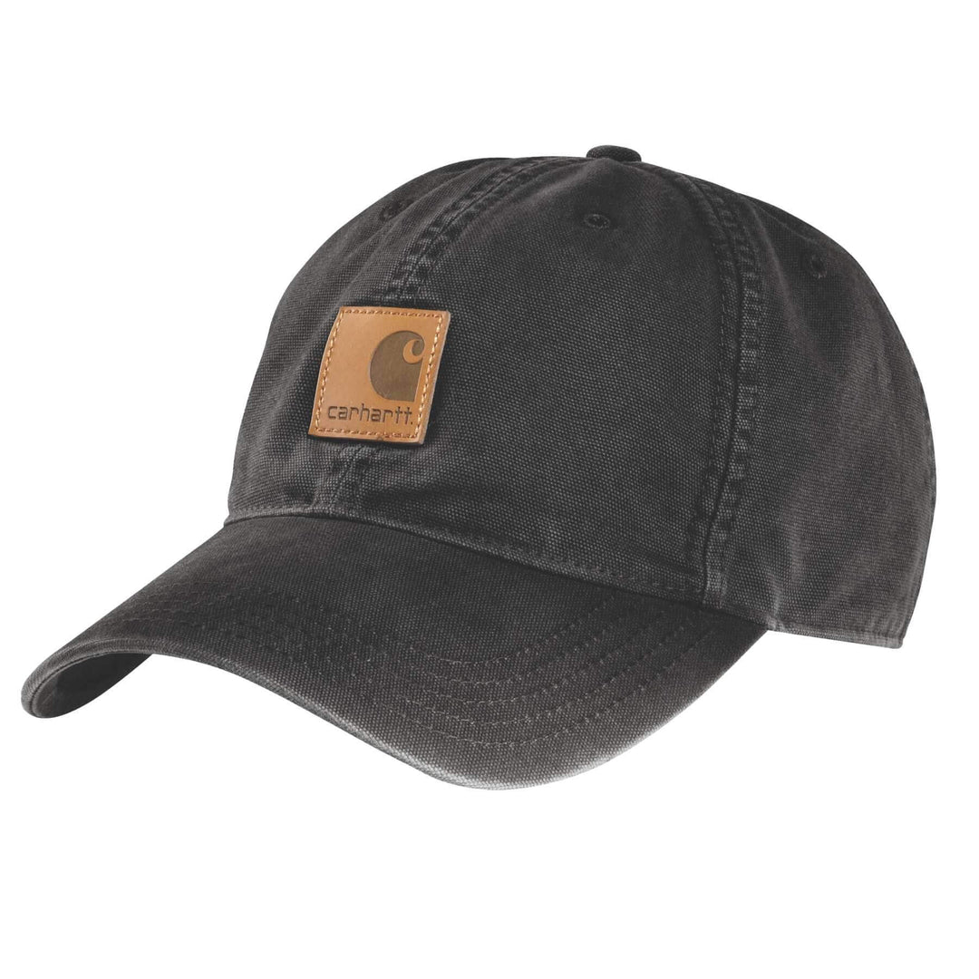 Carhartt Odessa Canvas Cap 100289 Black Front#colour_black