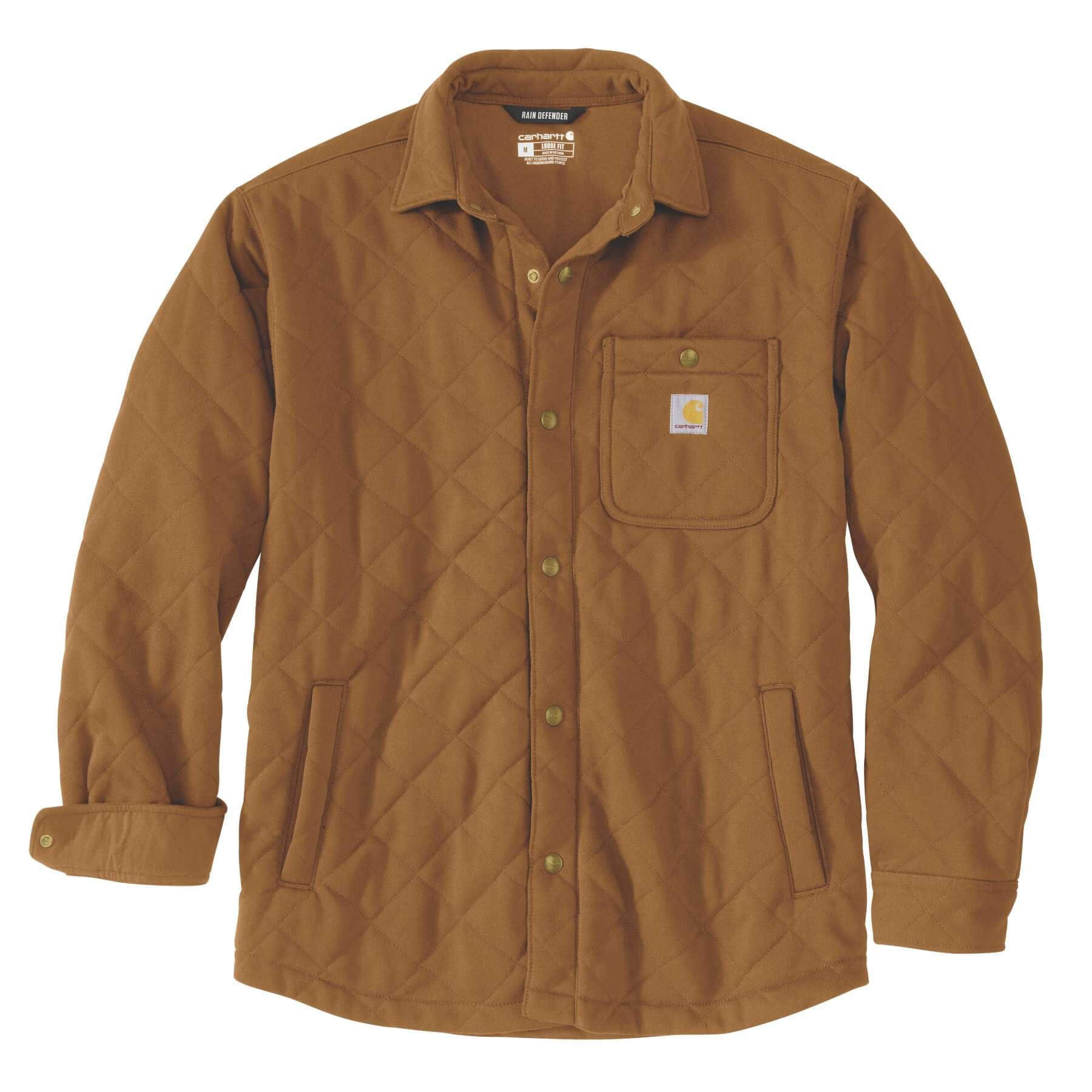 Carhartt Rain Defender Loose Fit Heavyweight Quilted Snap Front