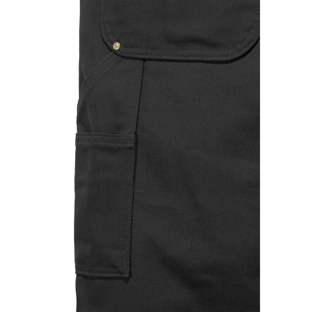 Carhartt Relaxed Heavy Duty Duck Cotton Bib Overalls 102776 Black Detail 3
