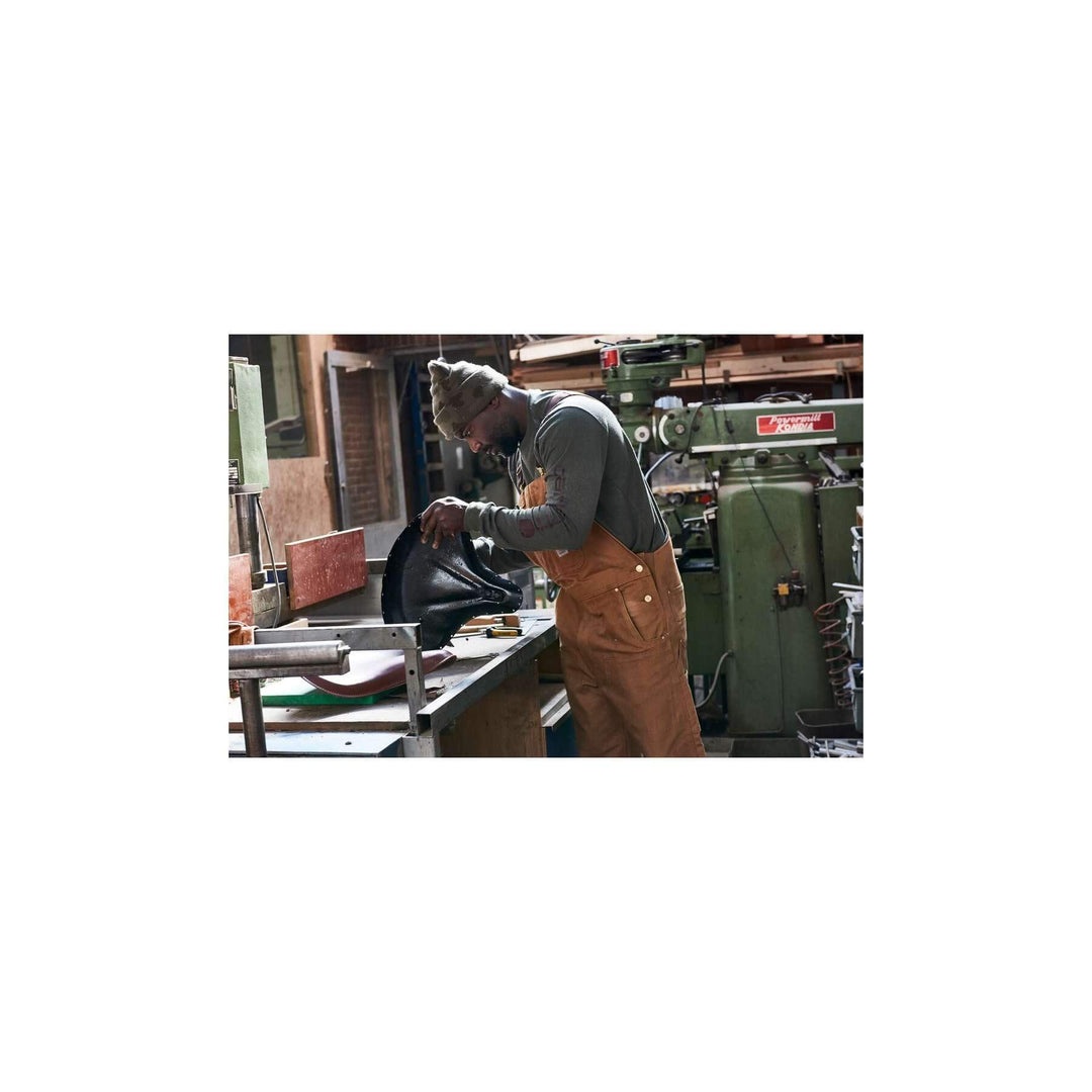 Carhartt Relaxed Heavy Duty Duck Cotton Bib Overalls 102776 Carhartt Brown Additional Image 1