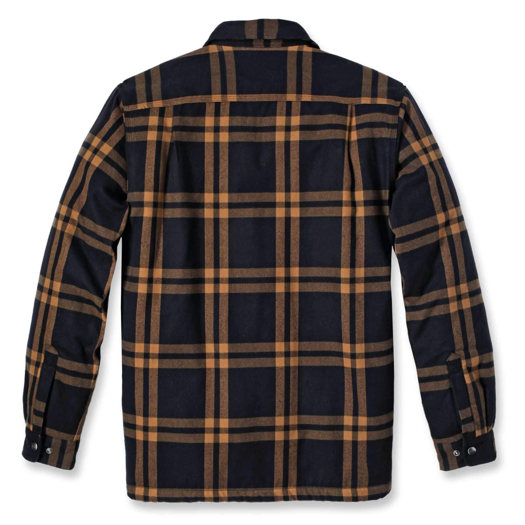 Carhartt Roane Relaxed Fit Flannel Sherpa-Lined Hooded Shirt