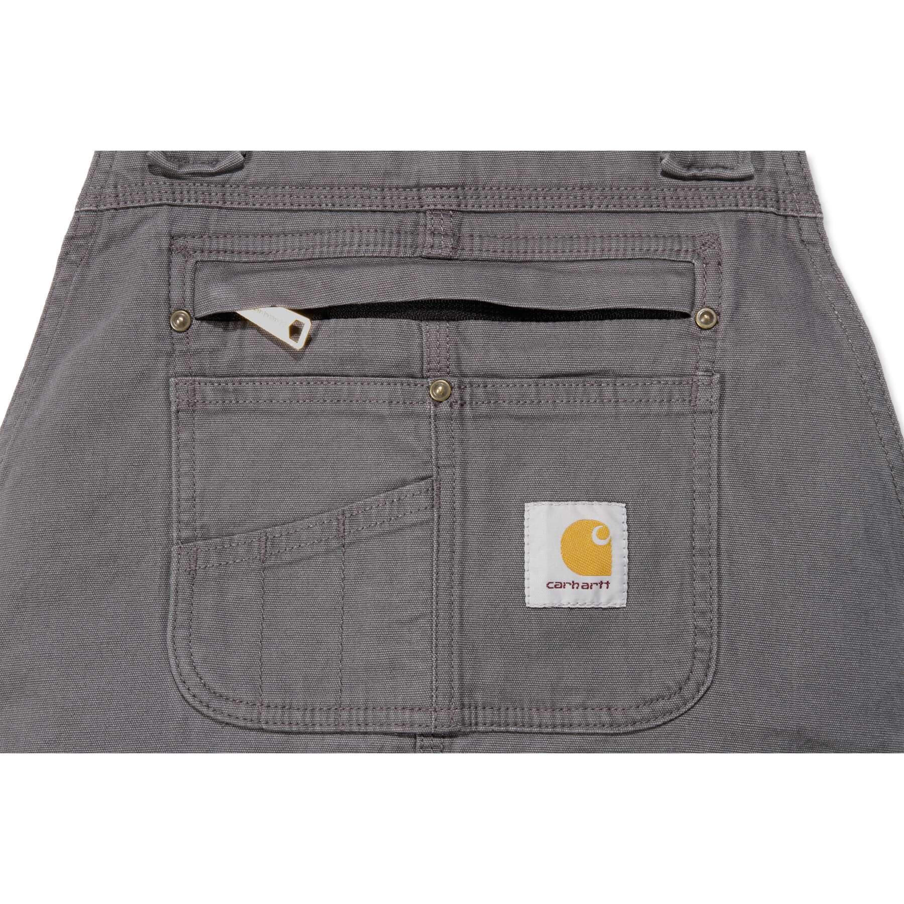 Carhartt Rugged Flex Stretch Canvas Relaxed Fit Rigby Bib Overalls