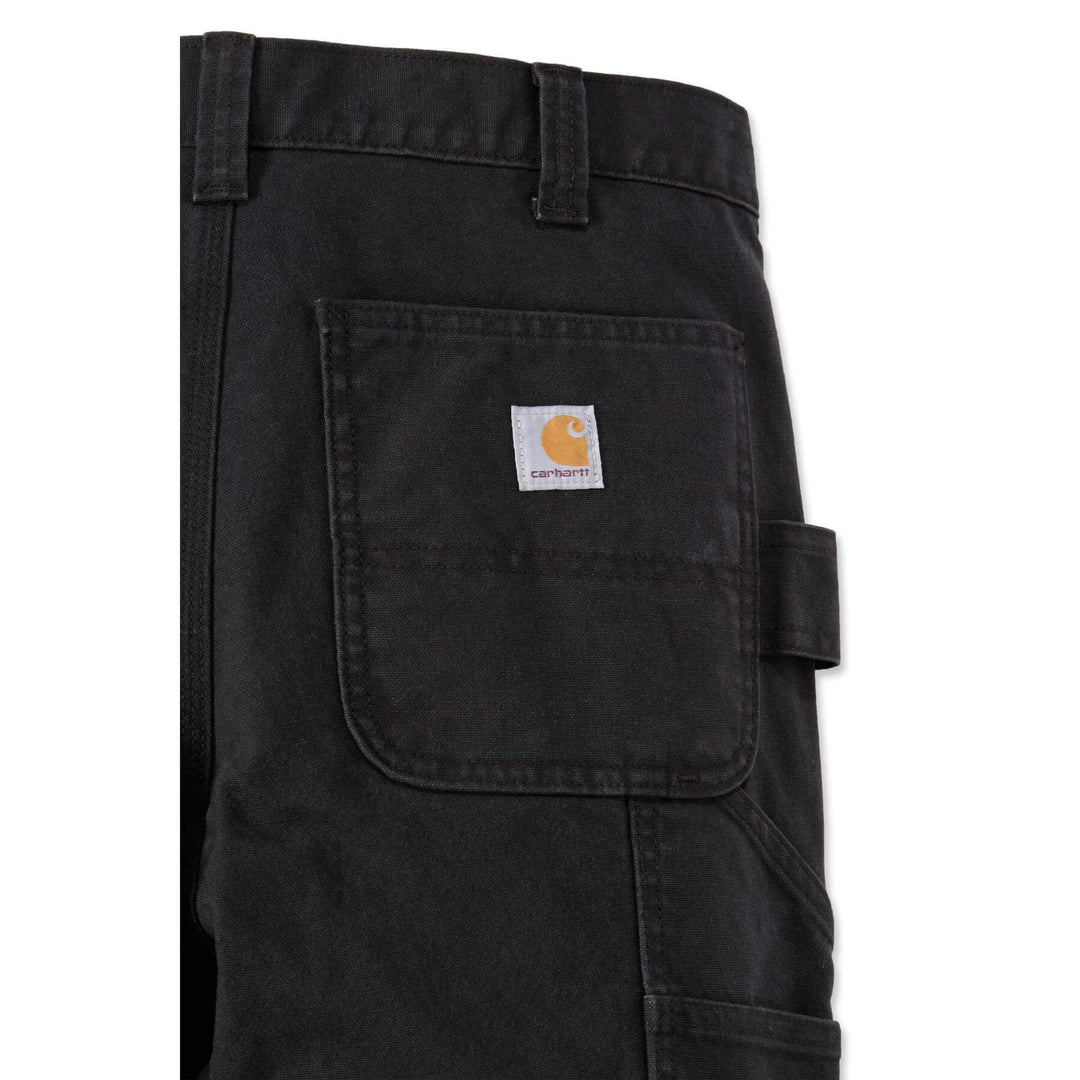Carhartt Straight Duck Double Front Trousers 103340 Black Detail 2