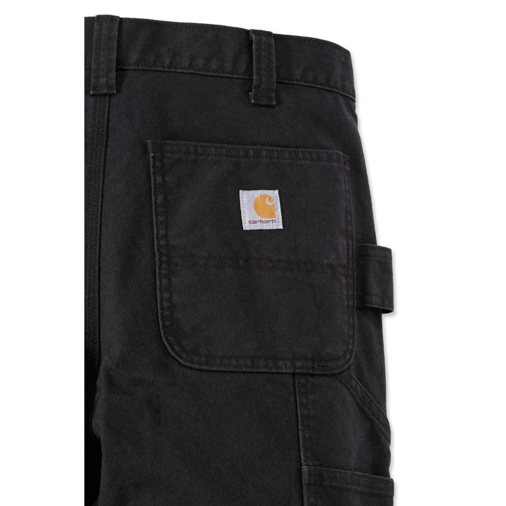 Carhartt Straight Duck Double Front Trousers 103340 Black Detail 2