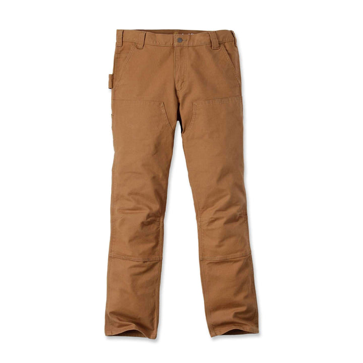 Carhartt Straight Duck Double Front Trousers 103340 Carhartt Brown Front