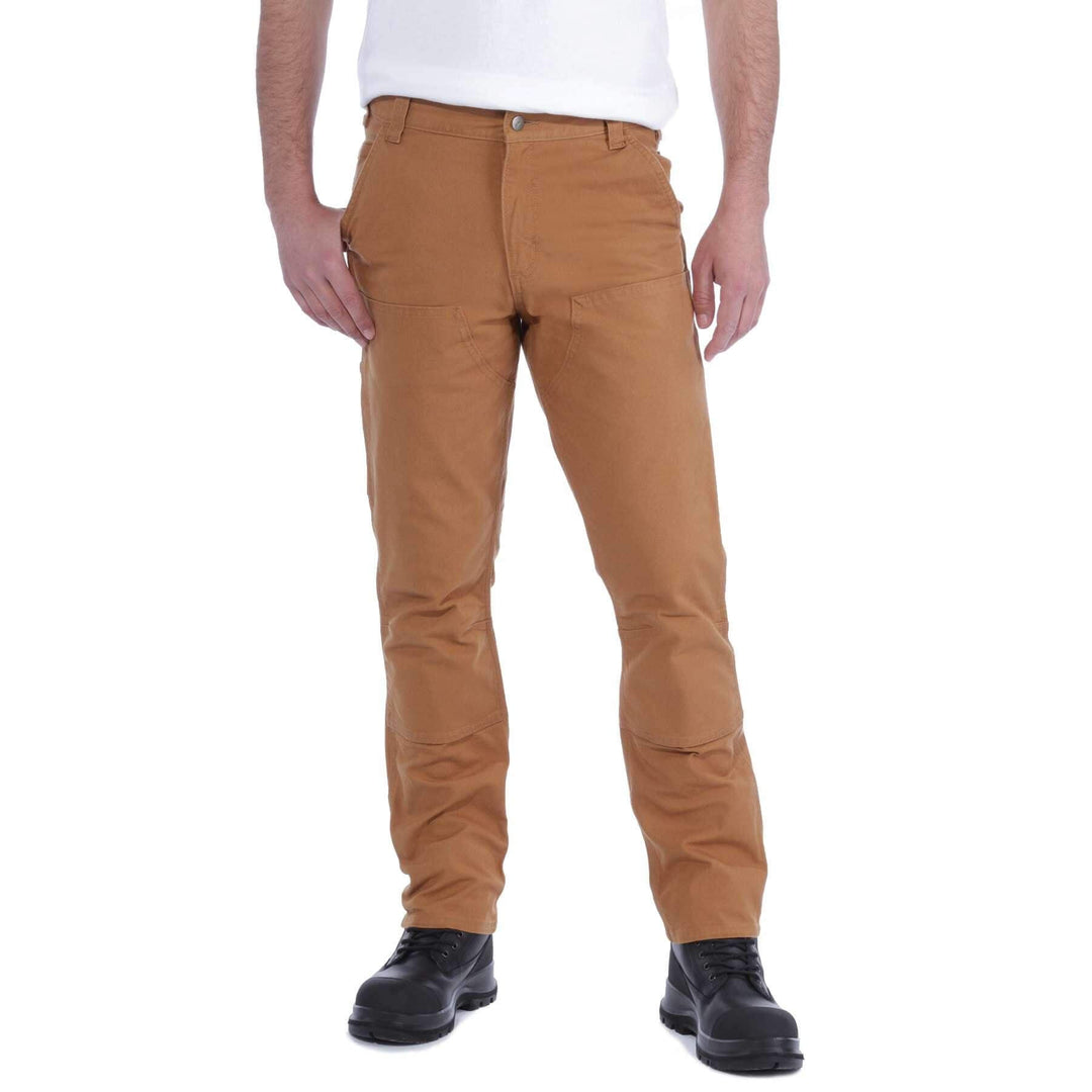 Carhartt Straight Duck Double Front Trousers 103340 Carhartt Brown Model 1