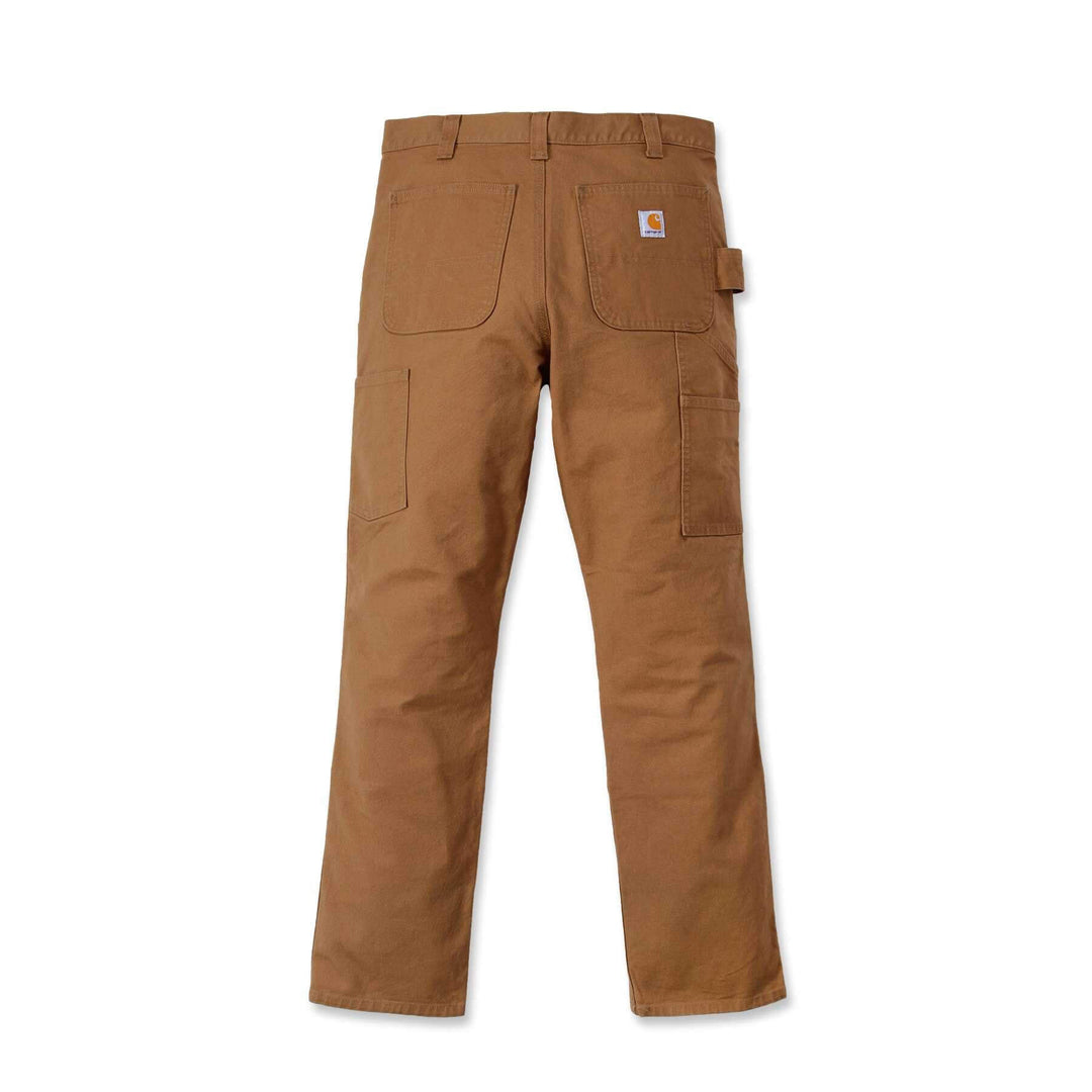 Carhartt Straight Duck Double Front Trousers 103340 Carhartt Brown Back