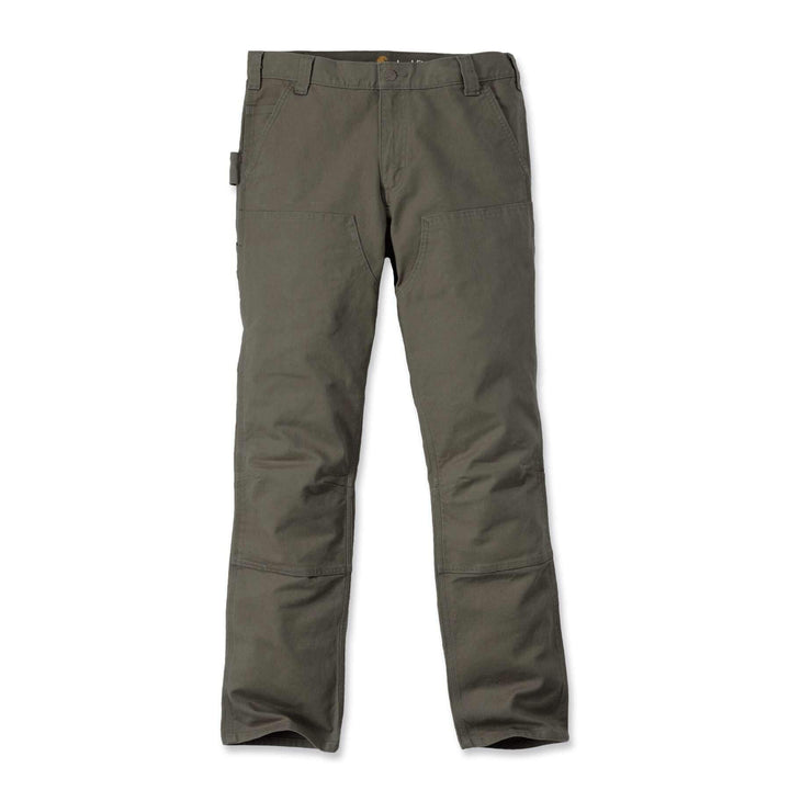 Carhartt Straight Duck Double Front Trousers 103340 Tarmac Front