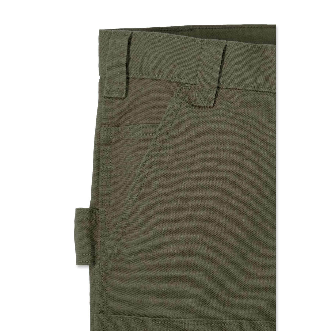 Carhartt Straight Duck Double Front Trousers 103340 Tarmac Detail 1