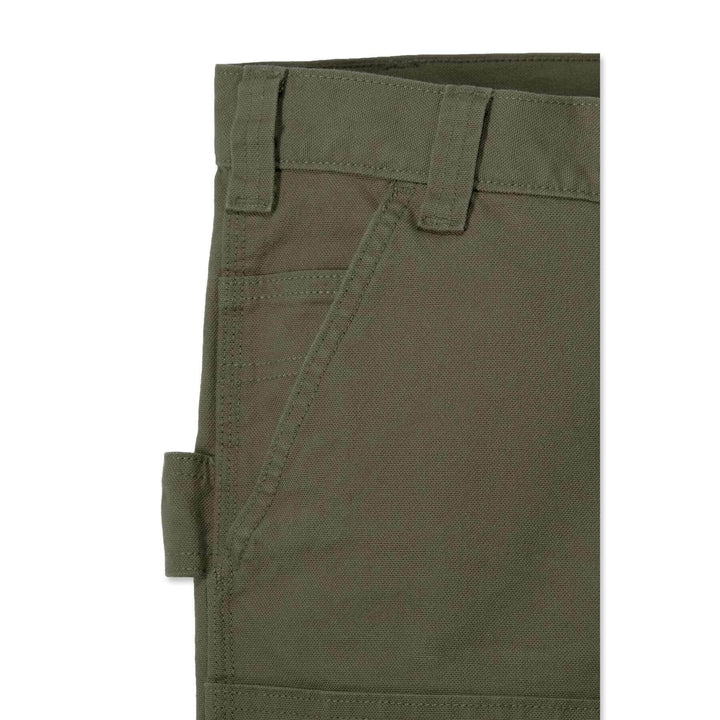 Carhartt Straight Duck Double Front Trousers 103340 Tarmac Detail 1
