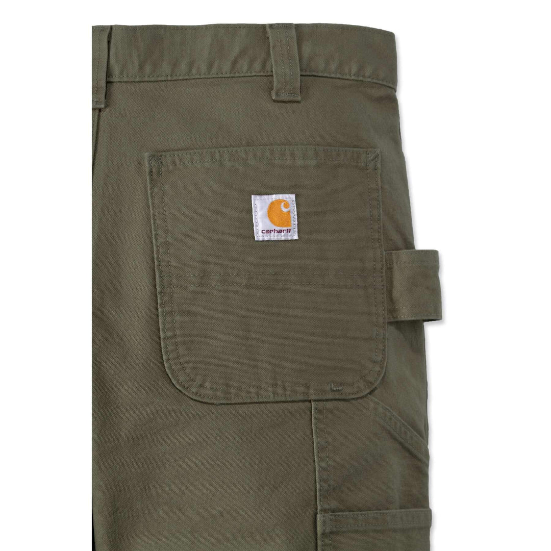 Carhartt Straight Duck Double Front Trousers 103340 Tarmac Detail 2