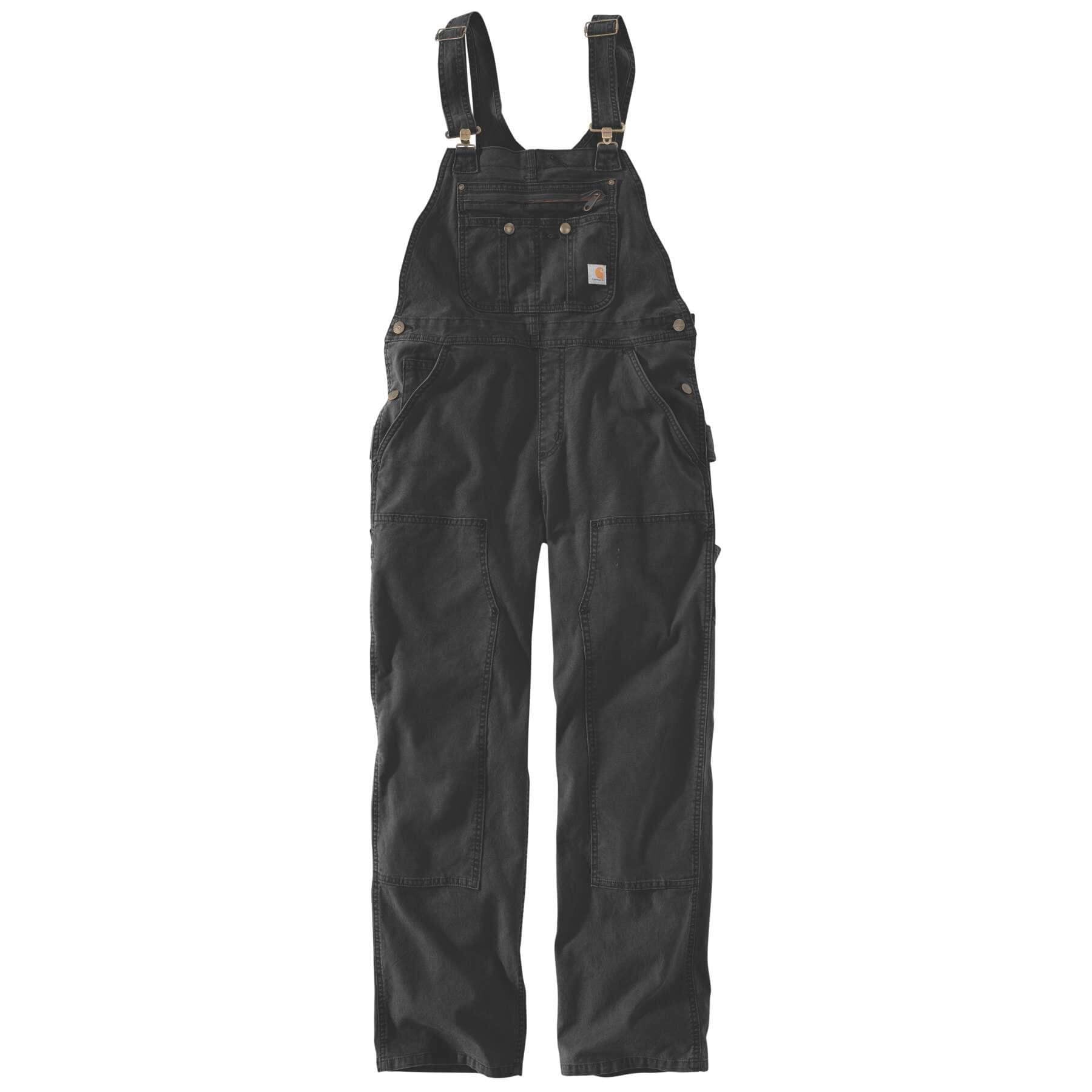 Carhartt Womens Rugged Flex Loose Fit Canvas Crawford Bib Overalls