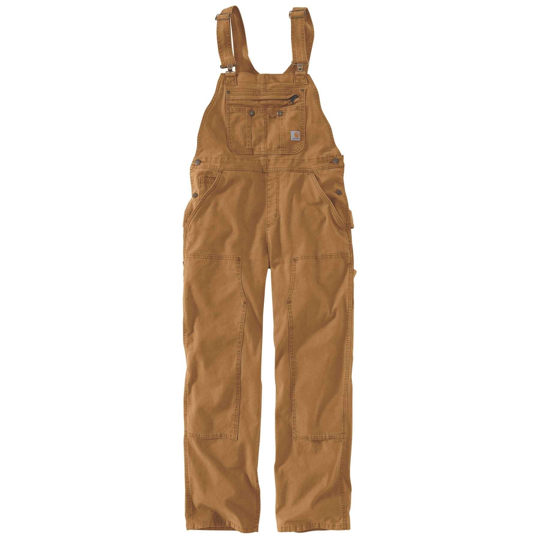 Carhartt Womens Rugged Flex Loose Fit Canvas Crawford Bib Overalls