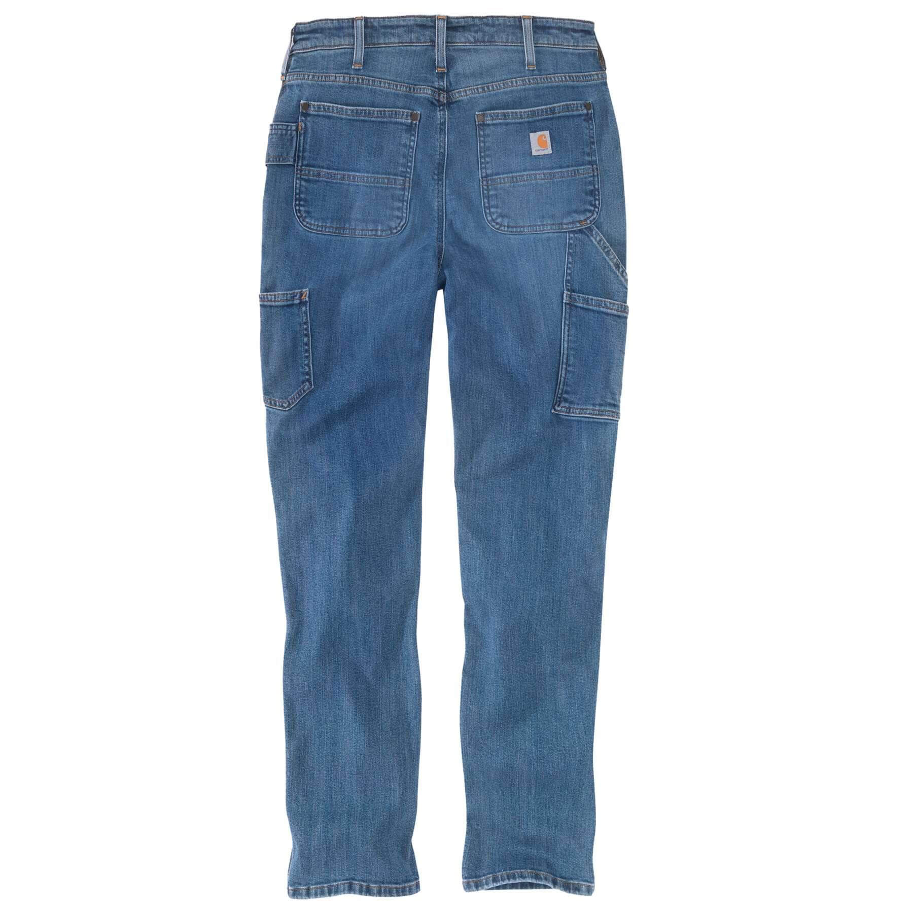 Carhartt Womens Relaxed Fit Double Front Straight Leg Jeans 105110