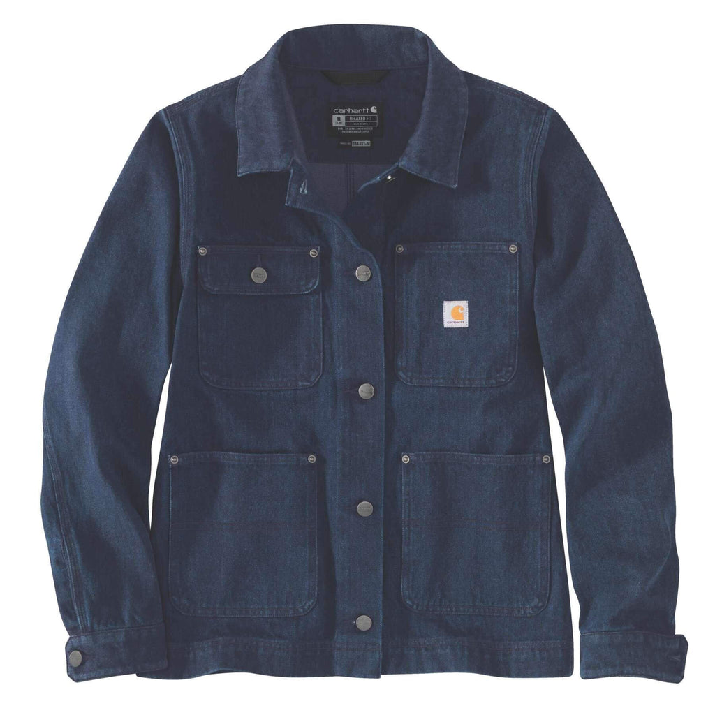 Carhartt Womens Rugged Flex Relaxed Fit Denim Jacket 105449