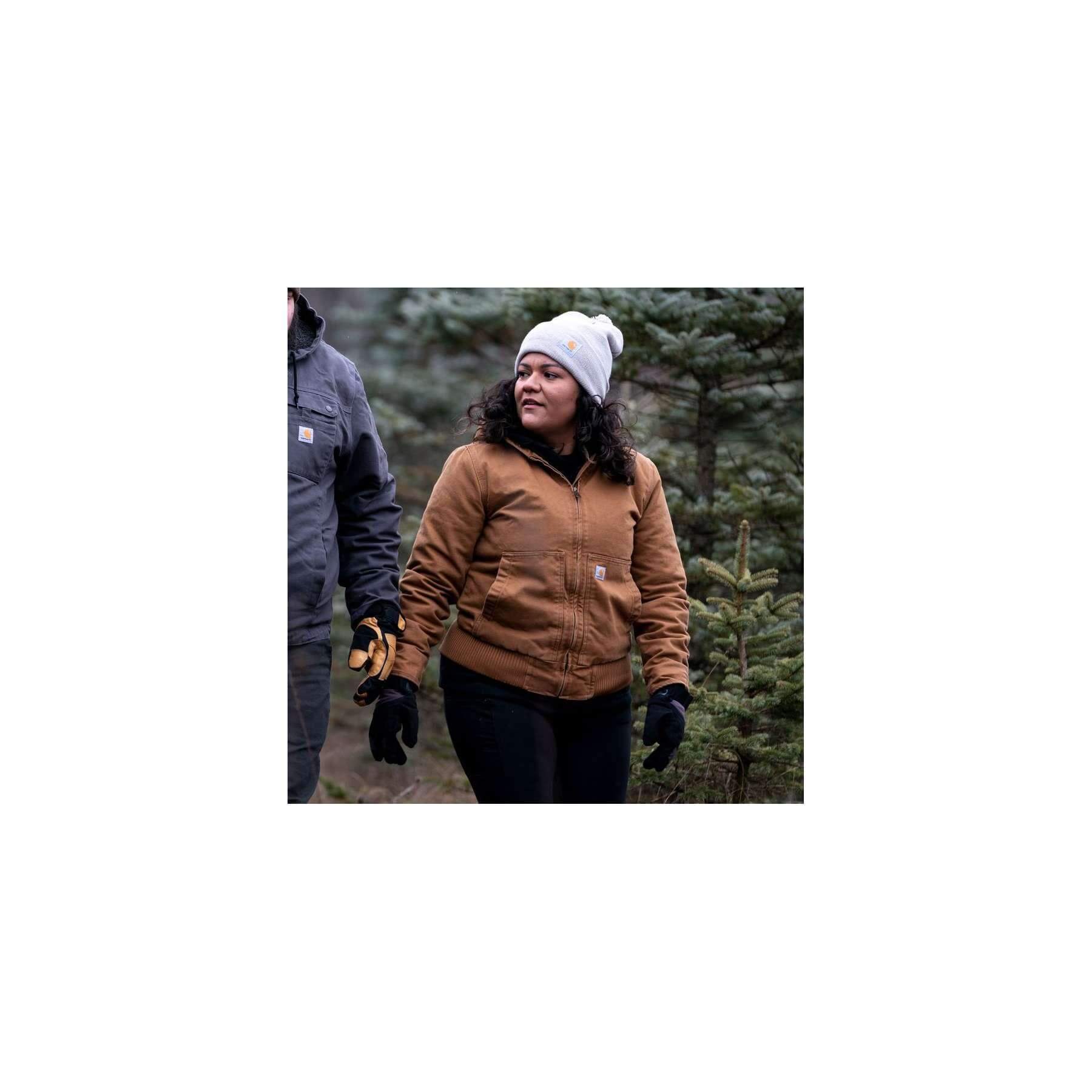 Carhartt Womens Active Jac Washed Duck Loose Fit Insulated Active