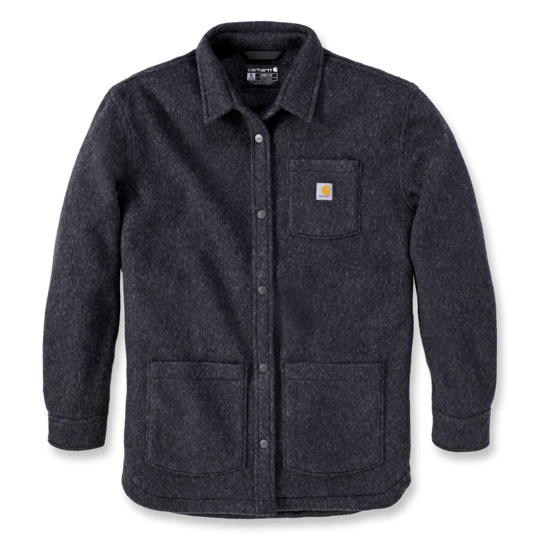 Carhartt Womens Wool Blend Fleece Overshirt Jacket 105988