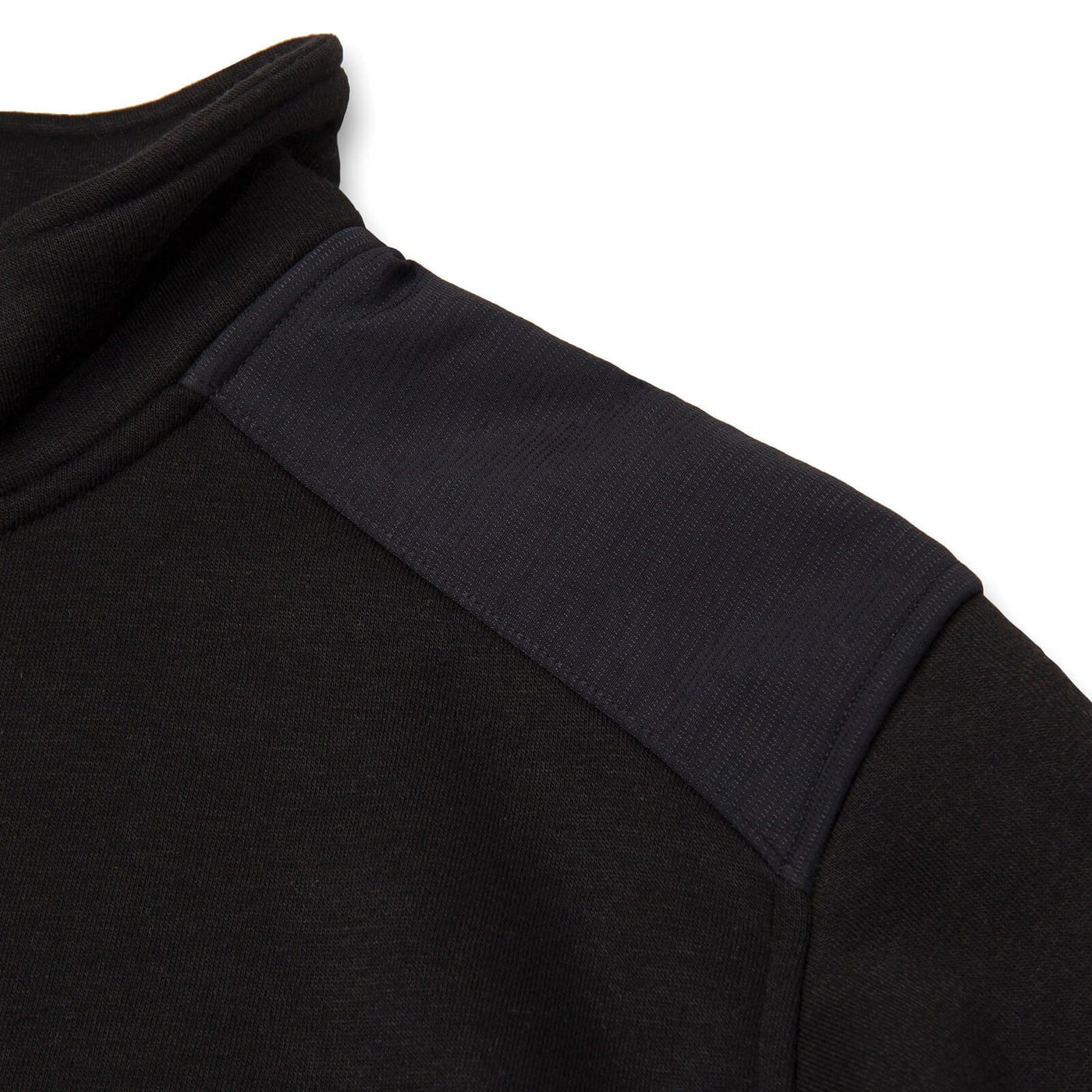 Caterpillar Essential 1/4 Zip Sweatshirt Black 4#colour_black