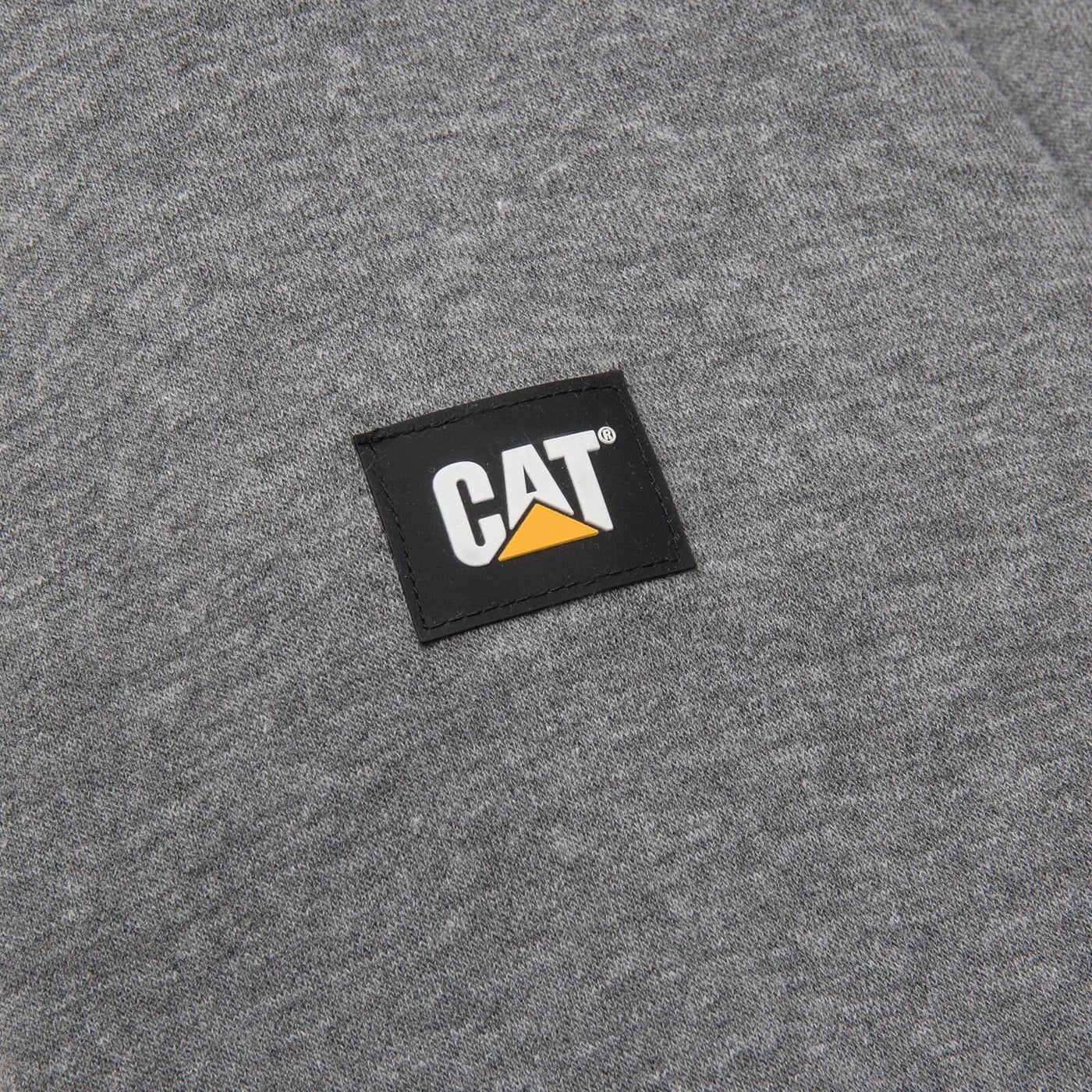 Caterpillar Essential 1/4 Zip Sweatshirt Dark Heather Grey 5#colour_dark-heather-grey