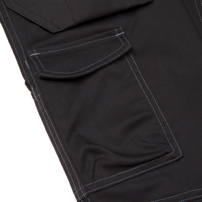 Caterpillar Essential Grey Knee Pad Holster Pocket Stretch Trousers Dark Shadow 3#colour_dark-shadow