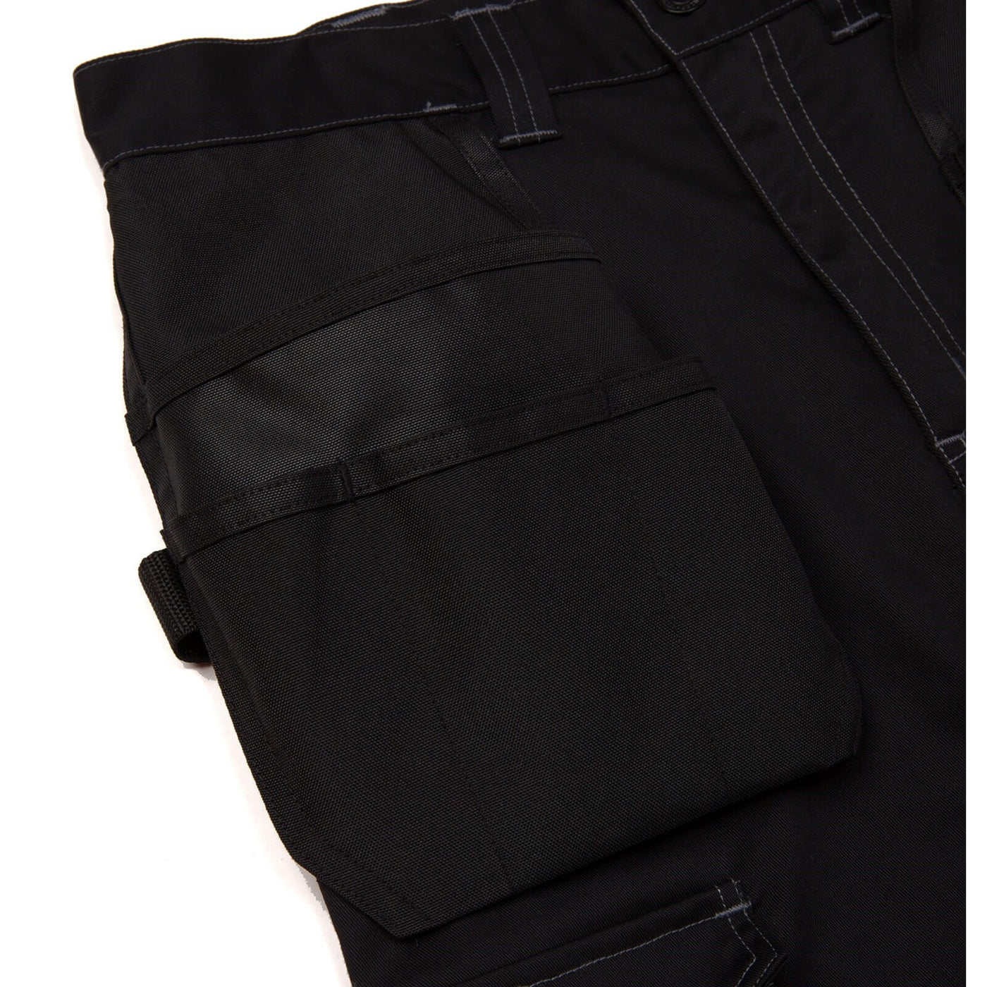 Caterpillar Essential Holster Pocket Stretch Shorts Black 6#colour_black
