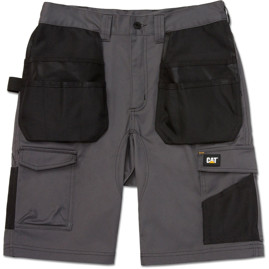 Caterpillar Essential Holster Pocket Stretch Shorts Dark Shadow 1#colour_dark-shadow