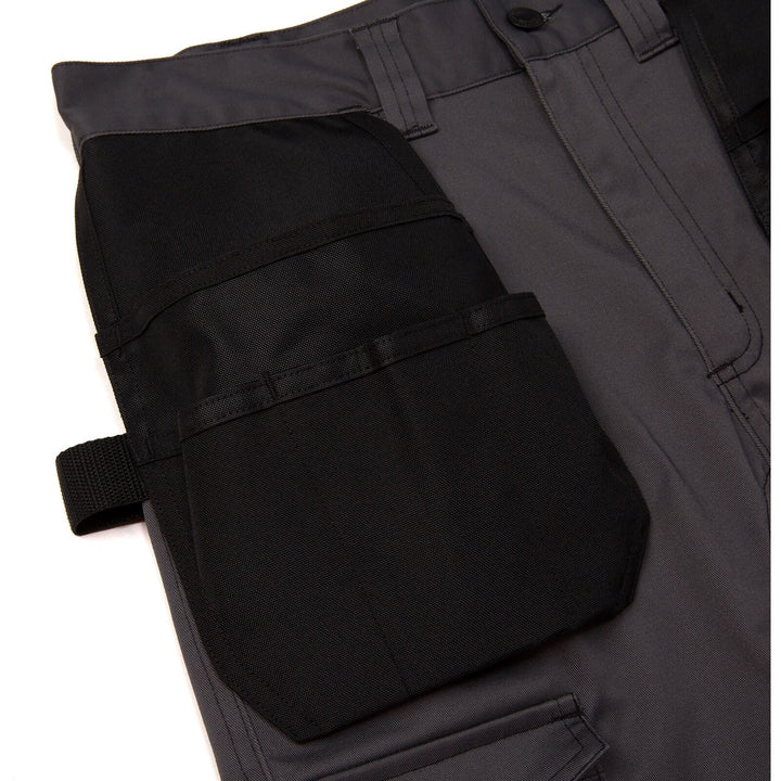 Caterpillar Essential Holster Pocket Stretch Shorts Dark Shadow 3#colour_dark-shadow