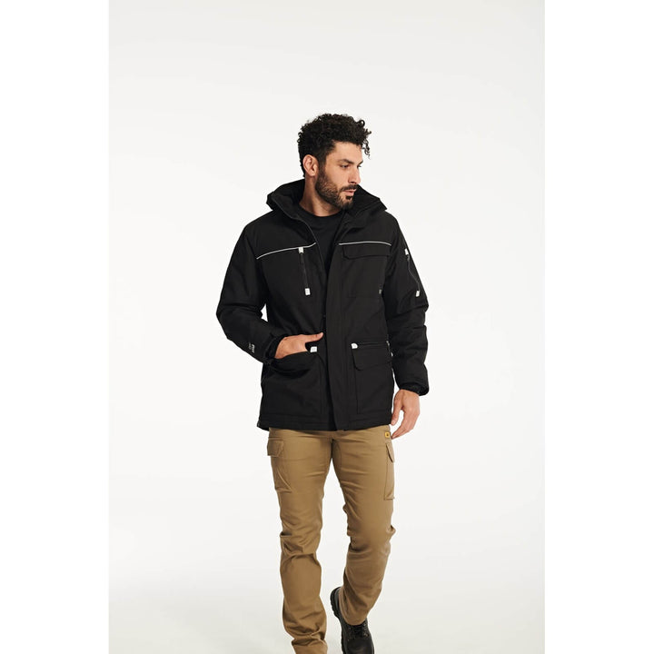 Caterpillar Insulated Work Parker Jacket Black 4#colour_black