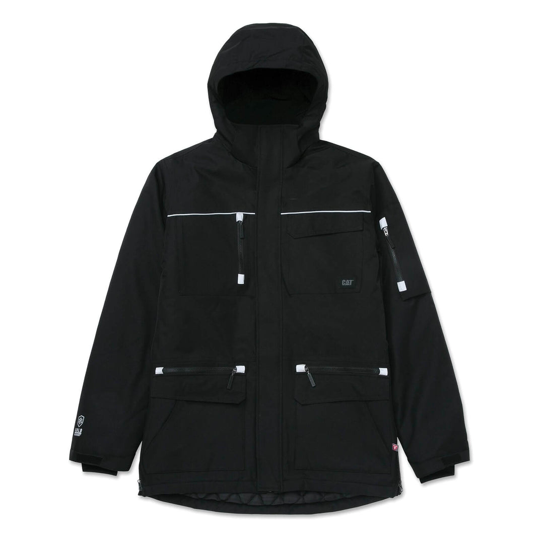 Caterpillar Insulated Work Parker Jacket Black 5#colour_black