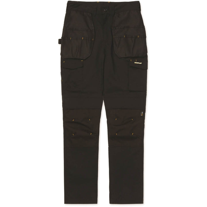 Caterpillar Nexus Black Holster Pocket Stretch Trousers Black 1#colour_black