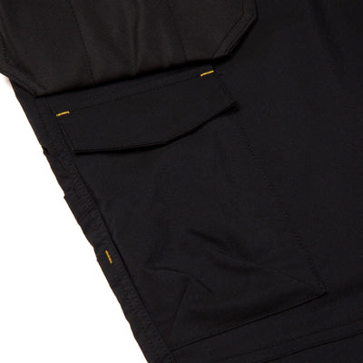 Caterpillar Nexus Black Holster Pocket Stretch Trousers Black 3#colour_black
