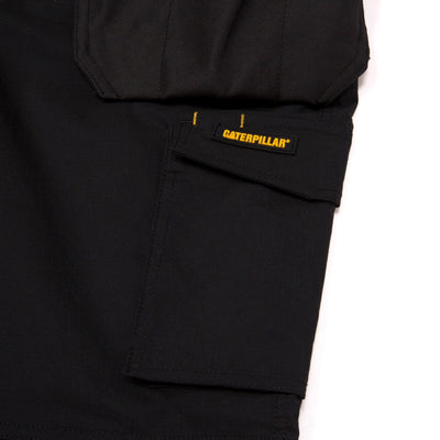 Caterpillar Nexus Black Holster Pocket Stretch Trousers Black 6#colour_black