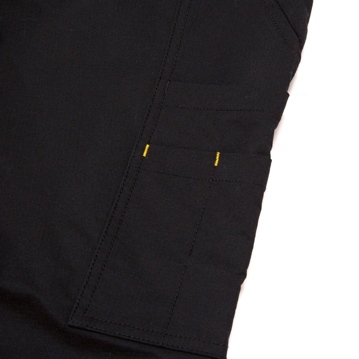 Caterpillar Nexus Black Holster Pocket Stretch Trousers Black 7#colour_black