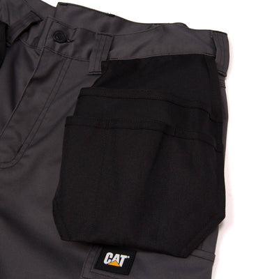 Caterpillar Nexus Grey Holster Pocket Stretch Trousers Dark Shadow 3#colour_dark-shadow