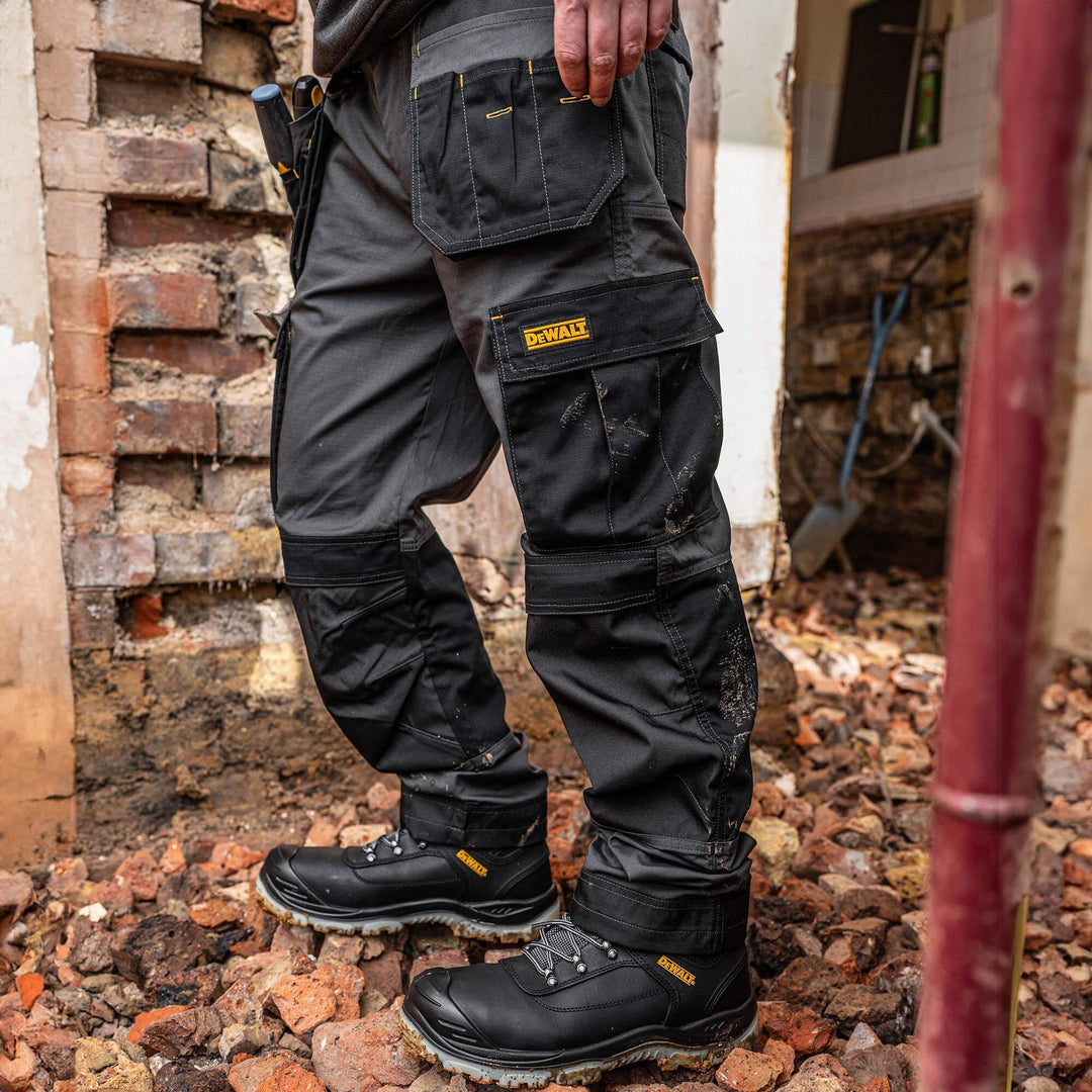 DeWalt Albany Trousers Grey Black 4 #colour_grey-black